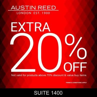 Austin Reed Special Sale Extra 20% OFF at Genting Highlands Premium Outlets (25 May 2022 - 12 June 2022)