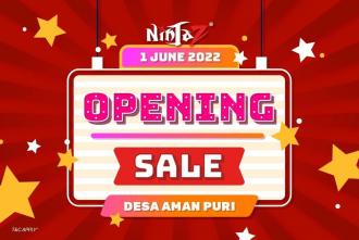 Ninjaz Desa Aman Puri Kepong Grand Opening Sale (1 June 2022)