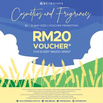 Metrojaya Harvest Festival Cosmetics & Fragrances Promotion (30 May 2022 - 31 May 2022)
