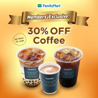 FamilyMart Member 30% OFF Coffee Promotion (30 May 2022 - 12 June 2022)