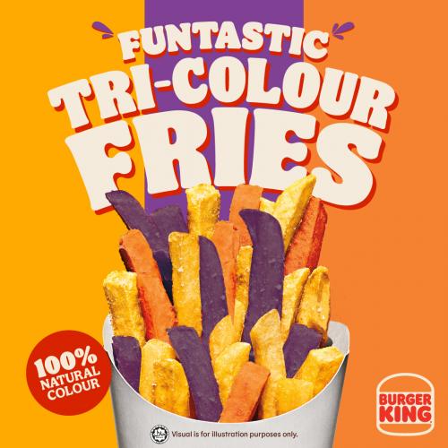 Burger King Funtastic Tri-colour Fries
