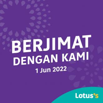 Tesco / Lotus's Berjimat Dengan Kami Promotion published on 1 June 2022