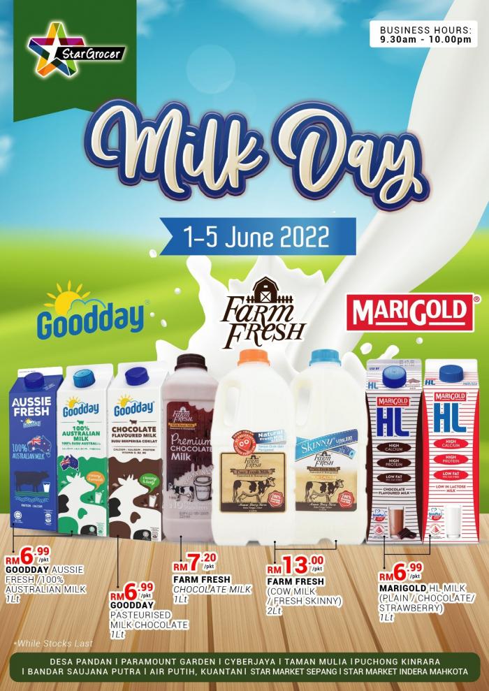 Star Grocer Milk Day Promotion (1 June 2022 - 5 June 2022)