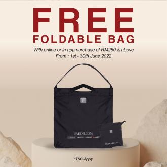 Padini Online FREE Foldable Bag Promotion (1 June 2022 - 30 June 2022)