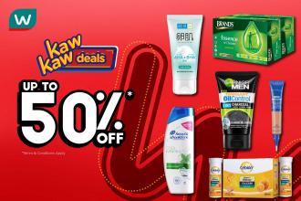 Watsons Kaw Kaw Deals Sale Up To 50% OFF (2 June 2022 - 6 June 2022)