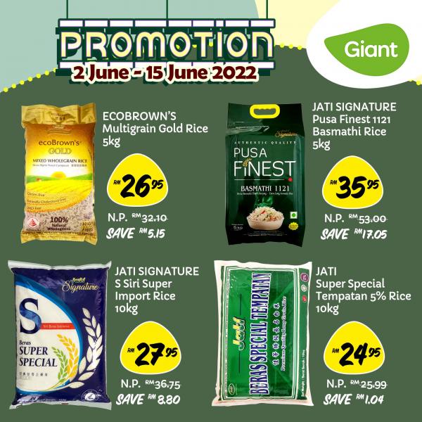 Giant Rice Promotion (2 June 2022 - 15 June 2022)