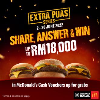 McDonald's Extra Puas Weekly Contest (2 June 2022 - 20 June 2022)