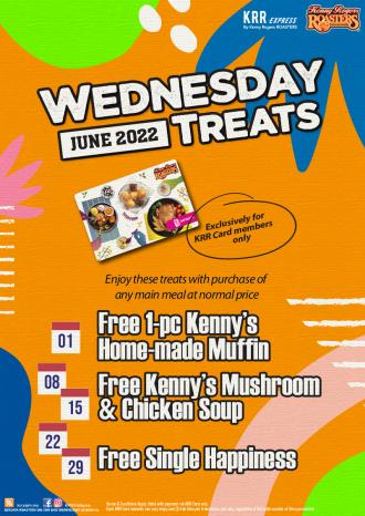 Kenny Rogers ROASTERS May Wednesday Treats Promotion (1 June 2022 - 29 June 2022)