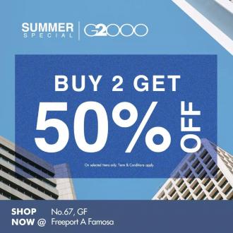 G2000 Summer Special Sale at Freeport A'Famosa (31 May 2022 onwards)