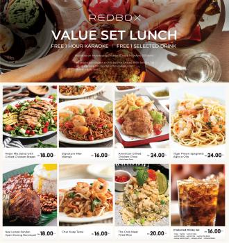 Red Box Karaoke Value Set Lunch Promotion