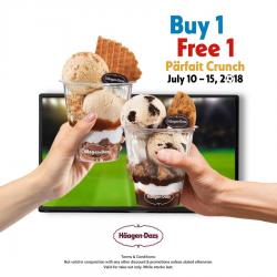 Haagen-Dazs Buy 1 Free 1 Parfait Crunch (10 July 2018 - 15 July 2018)