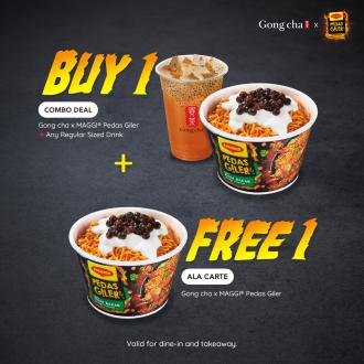 Gong Cha Buy 1 FREE 1 Promotion (4 June 2022 - 30 June 2022)