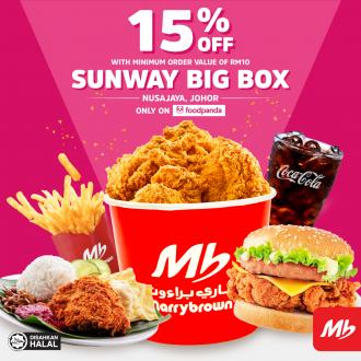Marrybrown Sunway Big Box FoodPanda Opening Promotion