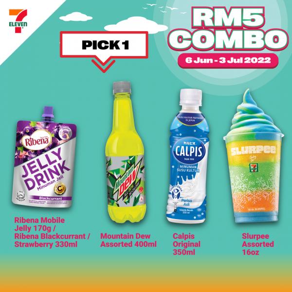 7-Eleven RM5 Combo Promotion (6 June 2022 - 3 July 2022)