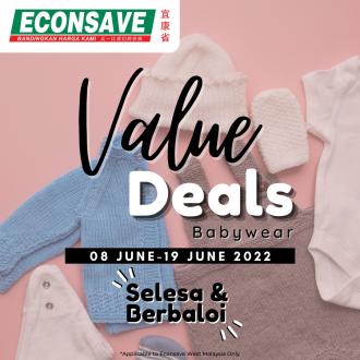 Econsave Babywear Value Deals Promotion (8 June 2022 - 19 June 2022)