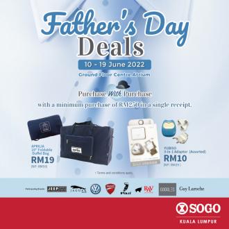 SOGO Kuala Lumpur Father's Day Deals Promotion (10 June 2022 - 19 June 2022)