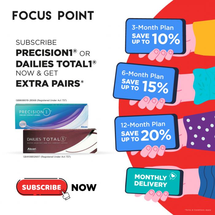 Focus Point Contact Lens Subscription Plan Promotion