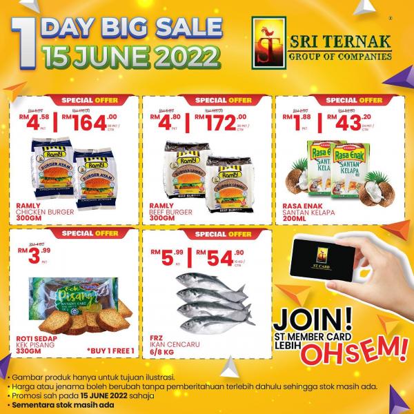 ST Rosyam Mart 1 Day Big Sale Promotion (15 June 2022)
