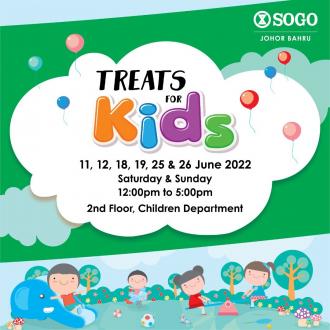 SOGO Johor Bahru Treats For Kids Promotion (11 June 2022 - 26 June 2022)