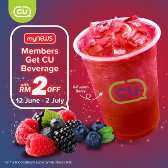 CU myNEWS Member K-Fusion Berry RM2 OFF Promotion (12 June 2022 - 2 July 2022)