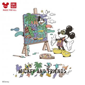 Uniqlo Mickey & Friends Art By Steven Harrington UT Collection