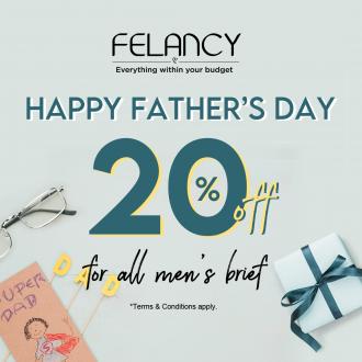 Felancy 20% OFF For All Men's Brief Father's Day Promotion (1 January 0001 - 31 December 9999)