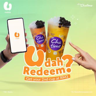 Chatime U-Mobile App Promotion