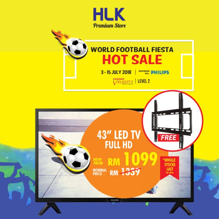 HLK World Football Fiesta Hot Sale at Sunway Velocity Mall (3 July 2018 - 15 July 2018)