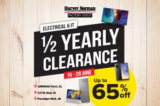 Harvey Norman Electrical & IT 1/2 Yearly Clearance Sale (15 June 2022 - 28 June 2022)
