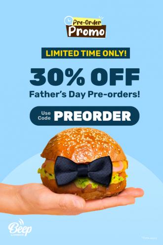 Beep Father's Day Pre-Order Promotion 30% OFF Promo Code (15 June 2022 - 16 June 2022)