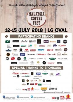 Malaysia Coffee Festival at 1 Utama Shopping Centre (12 July 2018 - 15 July 2018)