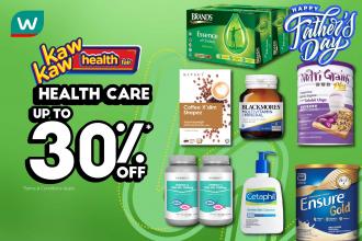 Watsons Health Care Sale Up To 30% OFF (16 June 2022 - 20 June 2022)