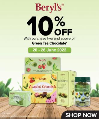 Beryl's Chocolate Green Tea Chocolate Promotion (20 June 2022 - 26 June 2022)
