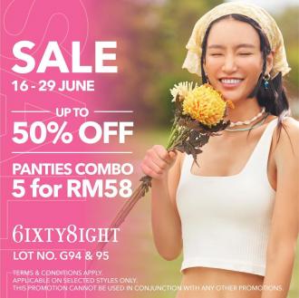6IXTY8IGHT End Of Season Sale Up To 50% OFF at Mitsui Outlet Park (16 June 2022 - 29 June 2022)