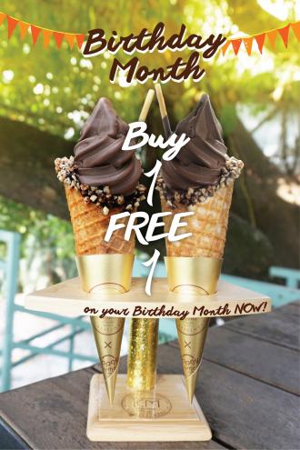 Truffle Chocolate Soft Serve Buy 1 FREE 1 Deal Promotion On Your Birthday Month
