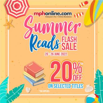 MPH Summer Reads Flash Sale 20% OFF (20 June 2022 - 26 June 2022)