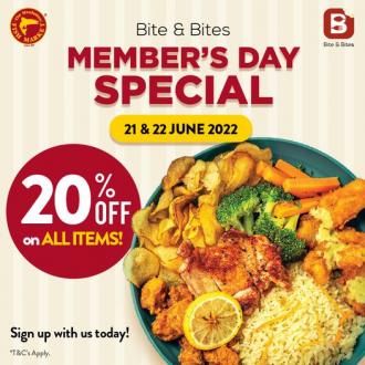 The Manhattan Fish Market Bite & Bites Member's Day Promotion (21 June 2022 - 22 June 2022)