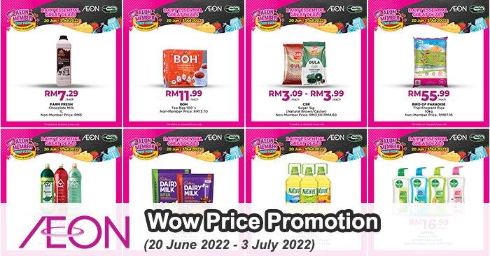 AEON Member Wow Price Promotion (20 Jun 2022 - 3 Jul 2022)