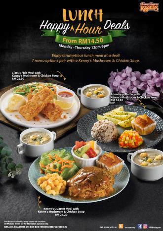 Kenny Rogers ROASTERS Happy Lunch Hour Deals Promotion
