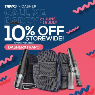 Trapo Dasher 10% OFF Storewide Sales (21 Jun 2022 - 19 Jul 2022)