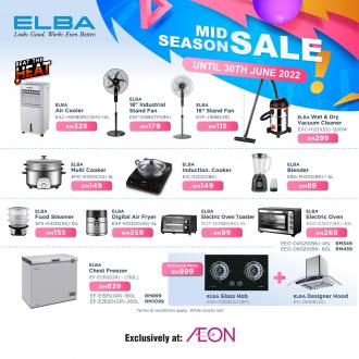 AEON ELBA Mid Season Sale Promotion (valid until 30 June 2022)