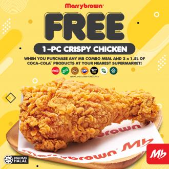 Marrybrown X Coca-Cola FREE 1pc Crispy Chicken Promotion