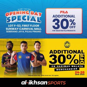 Al-Ikhsan Sunway Carnival Mall Opening Promotion (24 June 2022 - 3 July 2022)
