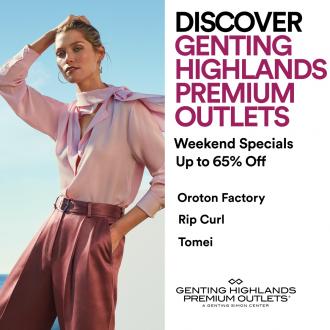 Genting Highlands Premium Outlets Weekend Special Sale Saving Up To 65% OFF (24 June 2022 - 26 June 2022)