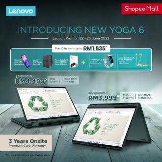 Lenovo Shopee Yoga 6 Launch Promotion (22 June 2022 - 26 June 2022)