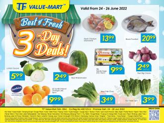 TF Value-Mart Weekend Fresh Items Promotion (24 June 2022 - 26 June 2022)
