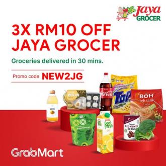 Jaya Grocer GrabMart RM10 OFF Promotion