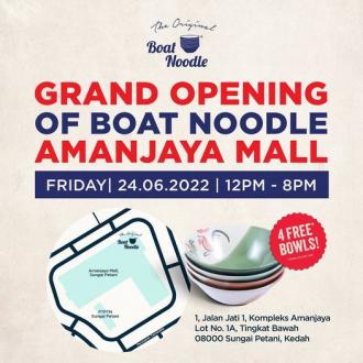 Boat Noodle Amanjaya Mall Opening Promotion (24 June 2022)
