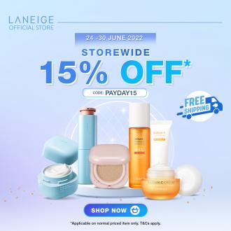 LANEIGE PayDay Sale (24 Jun 2022 - 30 Jun 2022)