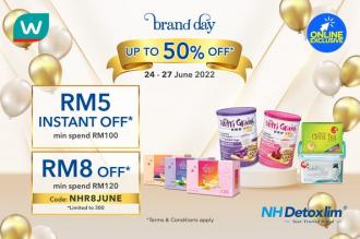 Watsons Online NH Detoxlim Brand Day Sale Up To 50% OFF & FREE Promo Code (24 June 2022 - 27 June 2022)